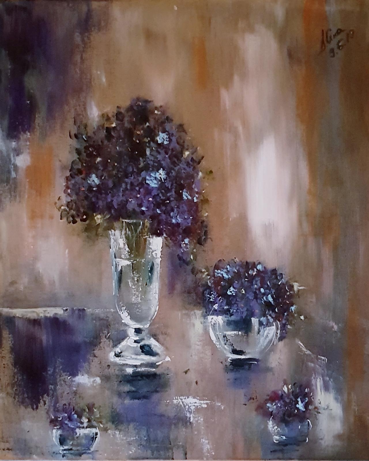 ArteDiAlina.com painting: forget me not